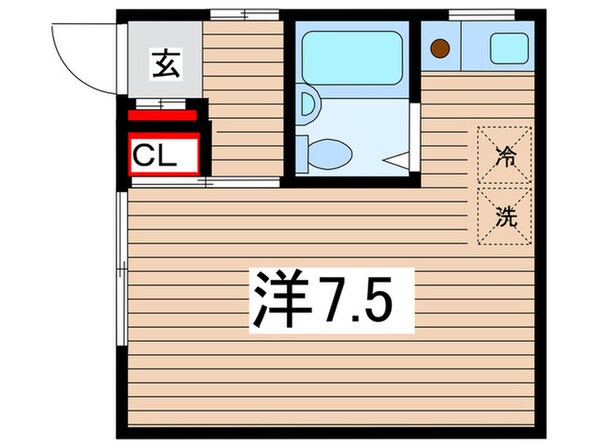 三村ハイツの物件間取画像